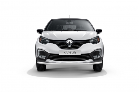 Защита переднего бампера одинарная ?63мм (НПС) Renault Kaptur 2016-